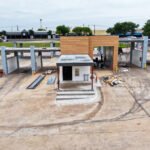 Updated Freddie’s Carwash facility featuring exterior improvements ahead of the July grand opening.